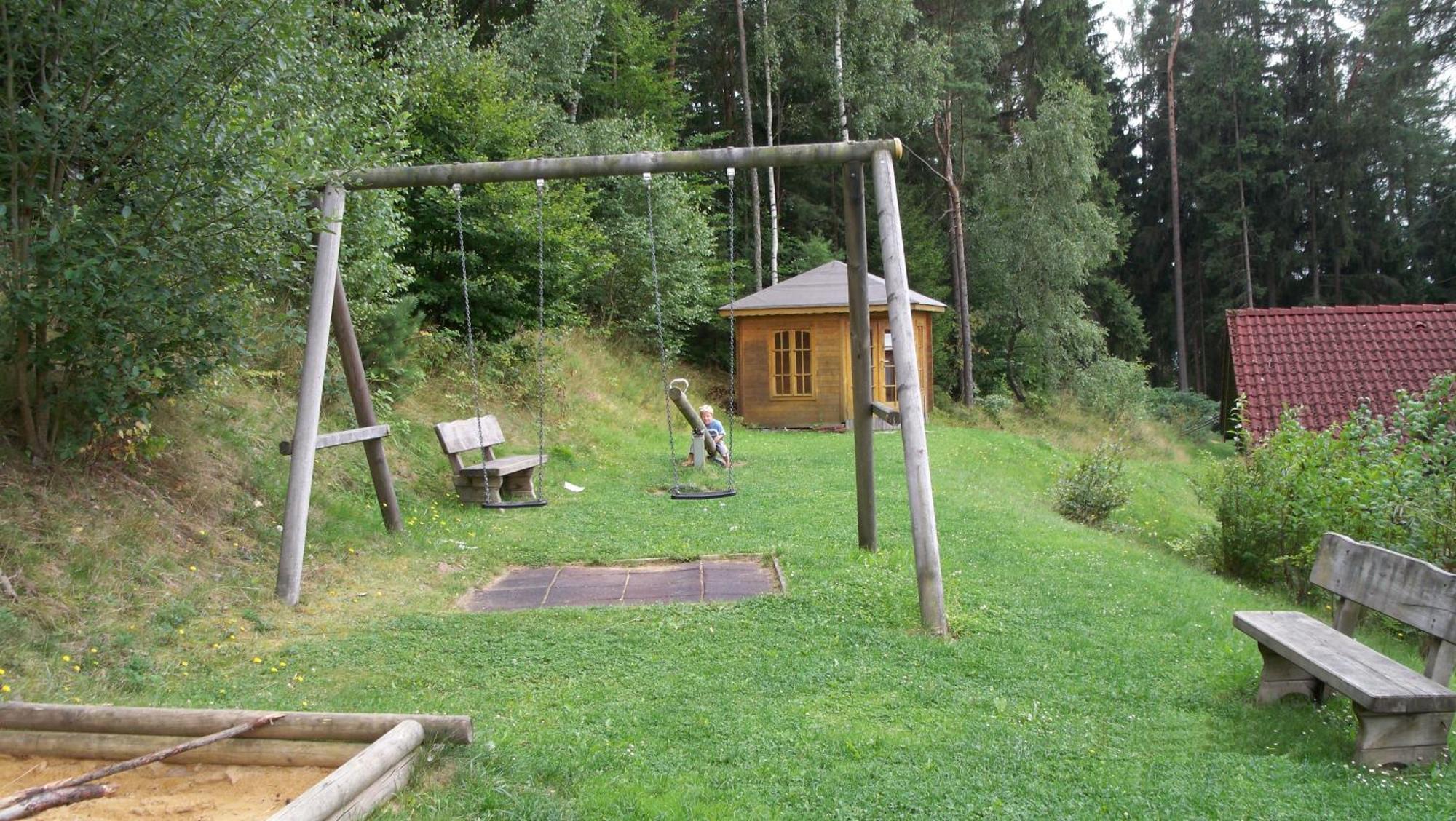 Villa Blockhaus Hedwig Stamsried Esterno foto